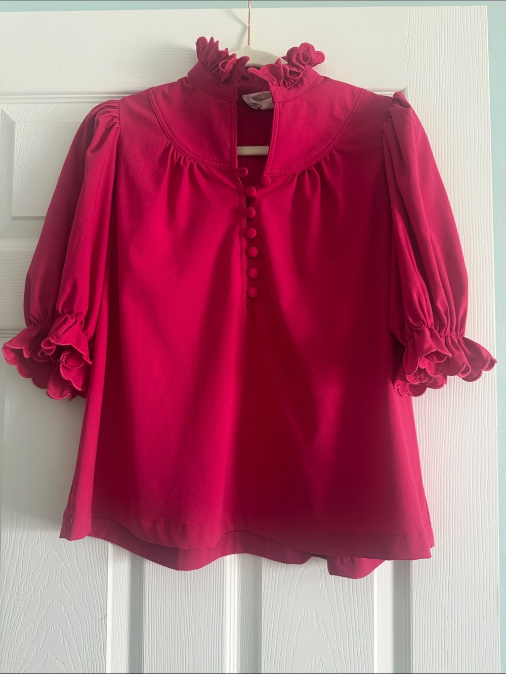 Pomander Place Selena Blouse raspberry